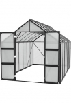 Vitavia &Scaron;iltnamis &raquo;Domus 11500&laquo; su Doppelschwingt&uuml;ren ir bodentiefer T&uuml;rschwelle 6 mm Hohlkammer