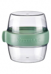 WESTMARK Lunchbox &raquo;Pocketbox &raquo;Maxi&laquo; 700 ml&laquo; 1 Stk. dalys Meal-Prep Indas to go 2 x 350 ml dėl Joghurt Obst Gem&uuml;se