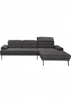 Musterring Kampinė sofa &raquo;MR 4580&laquo; su Kopf- ir Sitztiefenverstellung Metallfu&szlig; chrom 288 x 193/220cm