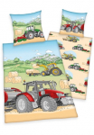 Herding Young Collection Vaiki&scaron;ka patalynė &raquo;Traktor&laquo; su puikus Traktoren-Motiv