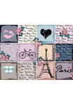 queence Flisinis tapetas &raquo;Paris&laquo; Stickerfliesen selbstklebend Sticker 12er rinkinys