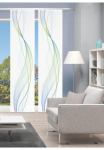 Vision S Panelinės užuolaidos &raquo;2ER rinkinys HEIGHTS&laquo; Lubinis užuolaidų bėgelis 2 Stk. dalys HxB: 260x60 užuolaida 2vnt. rinkinys Digitaldruck