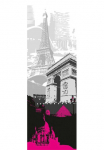 Architects Paper Fototapetas &raquo;Paris&laquo; Grafik Tapetai Stadt paris Grau Pink Panel 100m x 280m