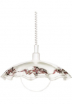 EGLO Pakabinamas &scaron;viestuvas &raquo;VETRO H&auml;ngelampe K&uuml;chenlampe florales ra&scaron;tas wei&szlig; E27&laquo; E27 1 Stk. reguliuojamas auk&scaron;tis Spieralkabel Esstischleuchte klassisch 110x42cm