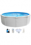 KWAD Apvalus baseinas &raquo;&raquo;Supreme&laquo; all in Premium Folie&laquo; &Oslash;xH: 460x132cm ir Bodenisolationsset