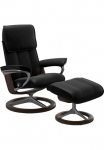 Stressless&reg; Atpalaiduojanti kėdė &raquo;Admiral&laquo; su Signature Base Gr&ouml;&szlig;e M & L karkasas Wenge