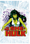 Komar Sienos lipdukai &raquo;She-Hulk Comic Classic - Gr&ouml;&szlig;e 50 x 70 cm&laquo; selbstklebend Sienų lipdukai vaikų kambario baldų komplektas
