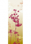 Architects Paper Fototapetas &raquo;Mystic Blossoms Yellow And Red&laquo; Floral Tapetai Natur Gelb Rosa Panel 100m x 280m