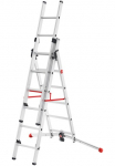 Hailo Kopėčios &raquo;S100 ProfiLOT&laquo; Aliumininis Kopėčios 3 dalių 2x6 + 1x5 Sprossen