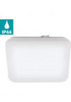 EGLO LED lubinis &scaron;viestuvas &raquo;FRANIA lubinis &scaron;viestuvas wei&szlig; geringe Aufbauh&ouml;he 1x146 Watt B&uuml;ro IP44&laquo; LED-Board 1 Stk. Warmwei&szlig; Wohzimmer K&uuml;che Esszimmer Flur modern 1600 Lumen 30x30x7cm