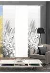 HOME WOHNIDEEN Panelinės užuolaidos &raquo;PAMPAS&laquo; Lubinis užuolaidų bėgelis 1 Stk. dalys DIGITALDRUCK