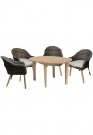 Garden Pleasure Garten-Essgruppe &raquo;PUEBLO/ARVADA&laquo; 9 Stk. dalys su subtilus Polsterung