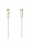 Hama TV-Kabel &raquo;Antennen-Kabel Koax-Stecker-Koax-Kupplung vergoldet 3m100dB&laquo; 300 cm