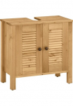 OTTO home Vonios spintelė &raquo;Ayanna&laquo; i&scaron; medžio masyvo FSC&reg; Lamellenfront auk&scaron;tis 57 cm plotis 59 cm