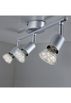 B.K.Licht LED Deckenspots GU10 Warmwei&szlig; LED lubinis &scaron;viestuvas ir 3 x 3W GU10 250 Lumen 3.000K Lubinis &scaron;viestuvas