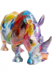 Kare Design Dekoratyvinė figurėlė &raquo;Deko figurėlė spalvotas Rhino 17cm&laquo;