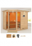 Karibu Pirtis &raquo;Sina 3&laquo; rinkinys Ofen 9 KW externe Strg easy