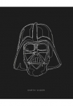 Komar Paveikslas &raquo;Star Wars Lines Dark Side Vader&laquo; Star Wars 1 Stk. dalys paveikslas zur dekoracija im vaikų kambario baldų komplektas - be grotelės