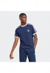 adidas Originals Mar&scaron;kinėliai &raquo;ADICOLOR CLASSICS 3-STREIFEN&laquo; siauras forma trumpomis rankovėmis su kontrastierendem apsiuvas i&scaron; medvilnė