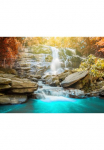 living walls Fototapetas &raquo;Designwalls Waterfall&laquo; glatt Vlies Wand Schr&auml;ge Užklotas