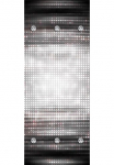 queence Prie&scaron;kambario kabykla &raquo;Abstrakte Vierecke&laquo; su 6 Kabliukas 50 x 120 cm