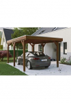 Skanholz Stoginė automobiliui &raquo;Grunewald&laquo; Leimholz braun su EPDM-Dach