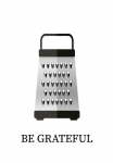 queence Wanddekoobjekt &raquo;BE GRATEFUL&laquo; Paveikslas i&scaron; plieno Paveikslas Spruch Witzig Sienos dekoracija retro 20x30cm