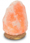 HIMALAYA SALT DREAMS Salzkristall-Tischlampe &raquo;USB-Rock&laquo; LED-Board 1 Stk. Warmwei&szlig; Handgefertigt i&scaron; druskos kristalas - jeder Stein ein Unikat H: ca.10 cm