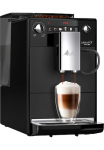 Melitta Kavos virimo aparatas &raquo;Latticia&reg; One Touch F300-100 schwarz&laquo; doppelte Milchaufsch&auml;umung + XL Wassertank & XL Indas kavos pupelėms