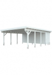Kiehn-Holz Carport-Ger&auml;teraum nur dėl pavėsinė automobiliui KH 330/331 versch. spalvos