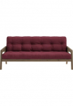 Karup Design Sofa su miegojimo mechanizmu su Holzstruktur ir čiužinys Liegefl&auml;che 130x190 cm