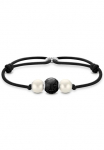 THOMAS SABO Apyrankė &raquo;A2076-451-11-L22V&laquo; su Obsidian - su S&uuml;&szlig;wasserzuchtperle
