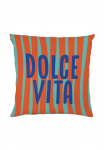 queence Dekoratyvinė pagalvėlė &raquo;Dolce Vita&laquo; Beidseitig ra&scaron;tuotas Pagalvės užvalkalas pagalvė 40x40cm ir Užtrauktukas
