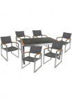 Garden Pleasure Garten-Essgruppe &raquo;AVERNA&laquo; 7 Stk. dalys robuster Stiklinis stalas