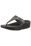 Fitflop &Scaron;lepetės per pir&scaron;tą &raquo;LULU CRYSTAL&laquo; sandalai &Scaron;lepetės su Schmucksteine