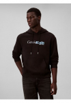 Calvin Klein Sportinis megztinis su gobtuvu &raquo;LS EU 350TERRY CURSIVE GRAPHIC H&laquo; regular forma Logo-Schriftzug