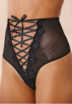 petite fleur gold High-Waist-String su Ouvert-&Ouml;ffnung