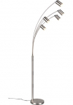 TRIO Leuchten TRIO Ap&scaron;vietimas Pastatomas &scaron;viestuvas &raquo;MARLEY 5-flammige tor&scaron;eras exkl 5x GU10 max 10W Kippschalter&laquo; GU10 1 Stk. warmwei&szlig; - kaltwei&szlig; auk&scaron;tis 200 cm Leuchtenarme flexibel kočėlas &Scaron;viestuvas skaitymui Pastatomas &scaron;viestuvas