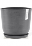 ECOPOTS Vazonas gėlėms &raquo;Oslo 25 + Wassersystem Grau&laquo; dėl viduje ir au&szlig;en: frostsicher bruchsicher ir lichtbest&auml;ndig