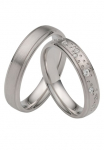 Firetti Vestuvinis žiedas &raquo;Schmuck Dovanų Hochzeit Ehering "LIEBE"&laquo; pagamintas in Germany - patogi su arba be Zirkonia (synth.)
