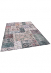 Gino Falcone Kilimas &raquo;Adara GF 094&laquo; rechteckig 3 mm auk&scaron;tis Flachgewebe Patchwork-Vintage Design lengvai prižiūrimas