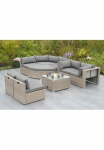 MERXX Gartenlounge-Set &raquo;Rivello&laquo; 23 Stk. dalys ir atrama Aufstellma&szlig; BxTxH: 225x225x63 cm