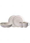 like. by Villeroy & Boch Fr&uuml;hst&uuml;cks-Geschirrset &raquo;Perlemor Sand&laquo; pagamintas in Germany Fine China Porzellan