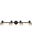 GLOBO LIGHTING Lubinis &scaron;viestuvas &raquo;MASON&laquo; GU10 1 Stk. Deckenspot/schwarz/antik/goldfarben/Dreh-/Schwenkbar/Flur