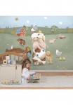 LITTLE DUTCH LITTLE Ketaus puodas tapetai &raquo;Little Farm&laquo; neutral glatt 280x300cm (LxB) ca. 84m2