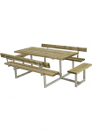 PLUS Garten-Essgruppe &raquo;&raquo;Basic&laquo; Kombim&ouml;bel + 2 priestatas ir 2 R&uuml;ckenlehnen&laquo; 1 Stk. dalys 260x184x75/45 cm