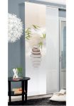 HOME WOHNIDEEN Panelinės užuolaidos Cascade (1 St) Klettband blickdicht HxB: 245x60 ir Tvirtinimo preidai