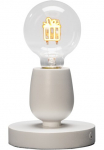 KONSTSMIDE LED stalinis &scaron;viestuvas &raquo;Geschenk Weihnachtsdeko&laquo; E27 1 Stk. bernsteinfarben su 6h Timer 1 bernsteinfarbene Diode