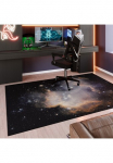 Wecon home Kilimas &raquo;Galactic Glow&laquo; rechteckig 5 mm auk&scaron;tis Gamer Kilimas gewebt Sci-Fi robust Žaidimų Room rutschfest