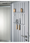 Biohort Gartenger&auml;tehalter &raquo;HighLine&laquo; 2-iejų vienetų rinkinys silber-metallic